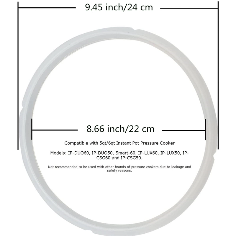 Silicone Electric Pressure Cooker Parts Sealing Ring Gasket