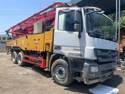 Venda imperdível de bom preço para máquinas de equipamentos de construção usados ​​2019 49m caminhões de bomba de San Y fabricados na China