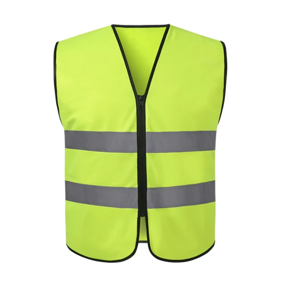 Personalizar roupas de trabalho de proteção ao ar livre Colete refletivo de segurança rodoviária para trabalhadores da construção