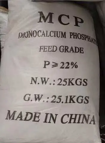 Mcp/MDCP 22% Mono (D) Fosfato de Cálcio Aditivo Alimentar/Ração 25kgs/1000kgs